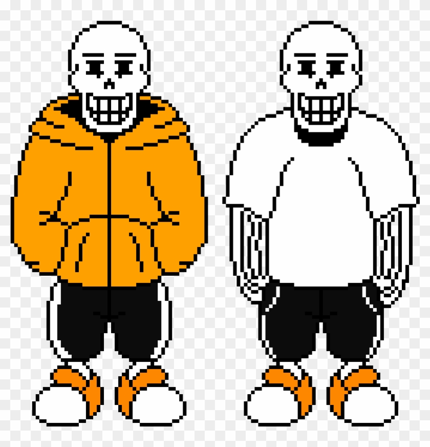 Underswap Papyrus Without Pixel - Pixel Art #1438116