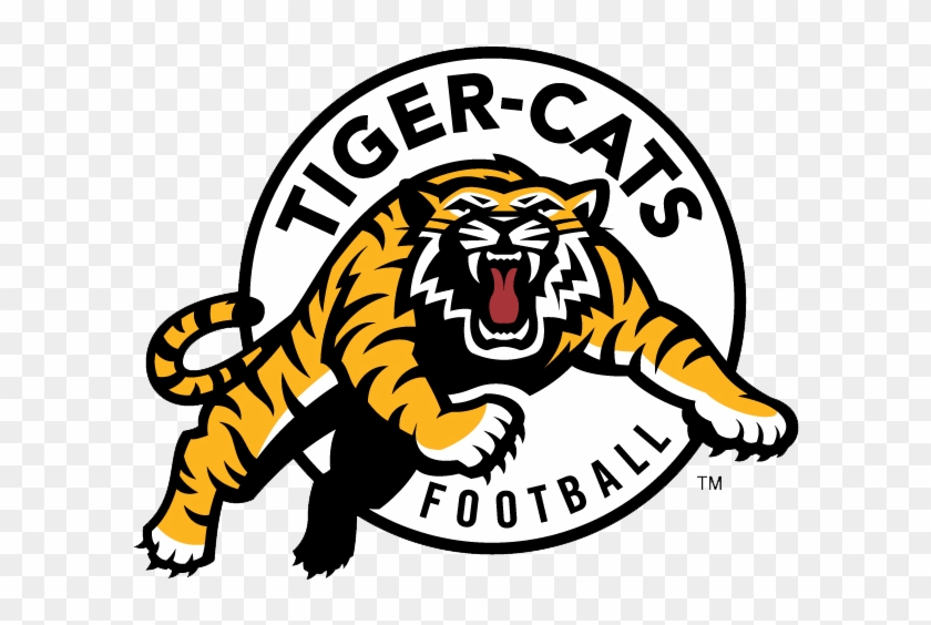 Cfl's Hottest Team With Victories In Seven Of Their - Hamilton Tiger Cats Logo Png #1438124