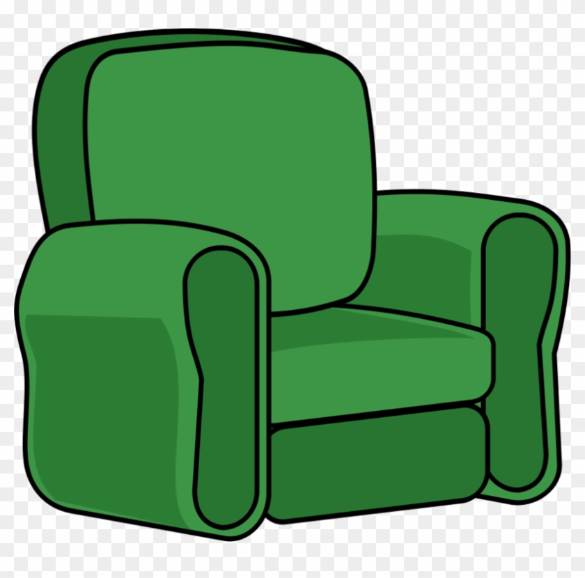 Chair Green Line - Recliner Clipart #1438210