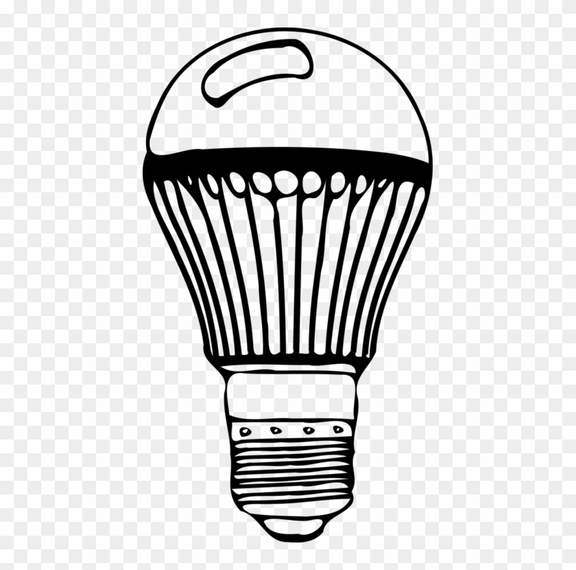 Jpg Freeuse Library Incandescent Bulb Lamp Emitting - Led Light Bulb Clip Art #1438254