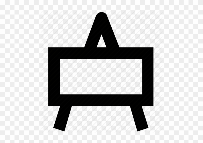 Clip Freeuse Stock Blackboard Canvas Icon Search - Sign #1438262