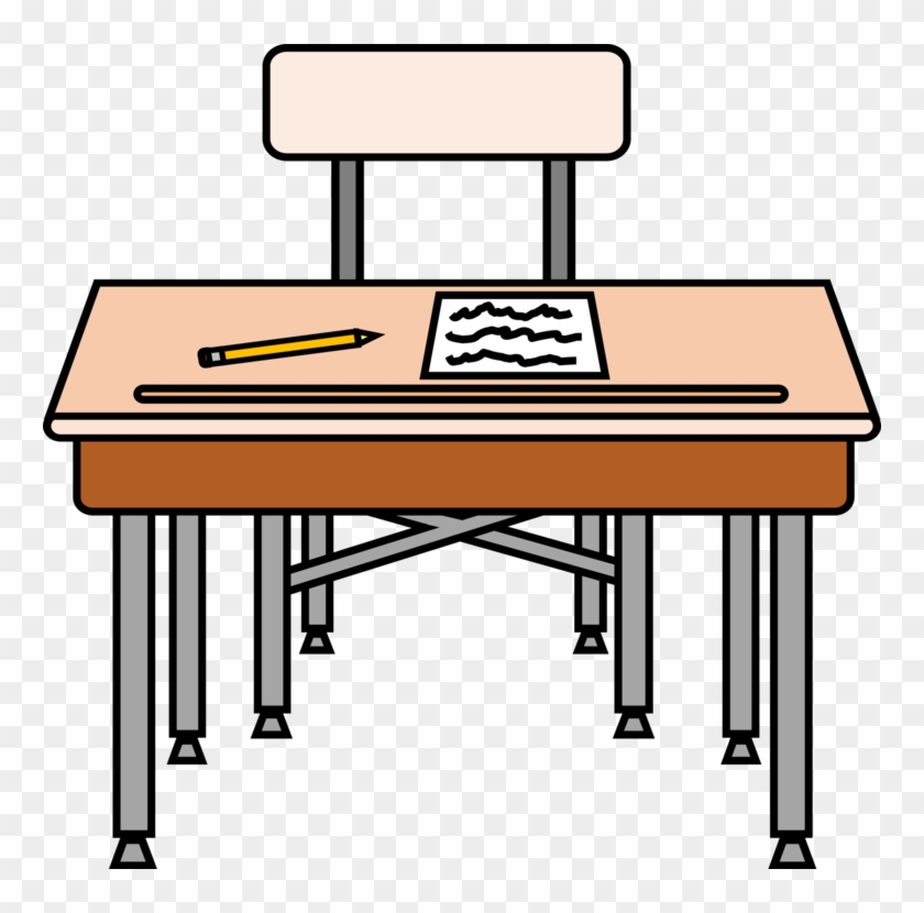 Table Desk Pencil School Drawing Desk Clipart Free Transparent