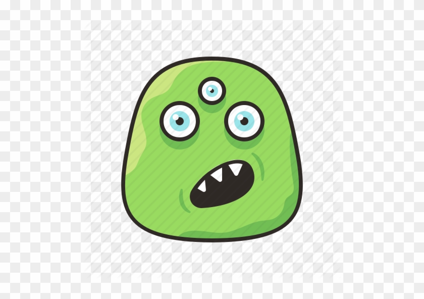 Confused Crazy Face Monster Icon - Icon #1438308