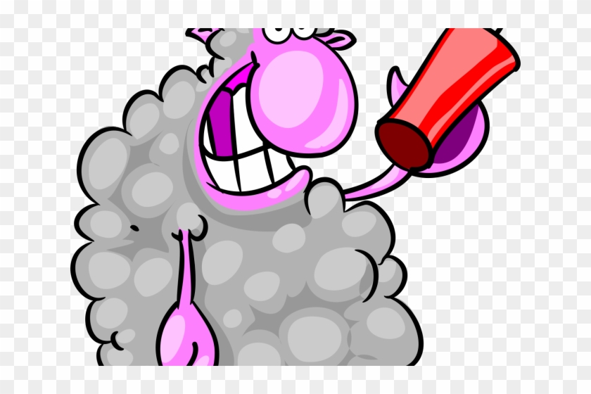 Crazy Clipart Sheep - Cartoon #1438309