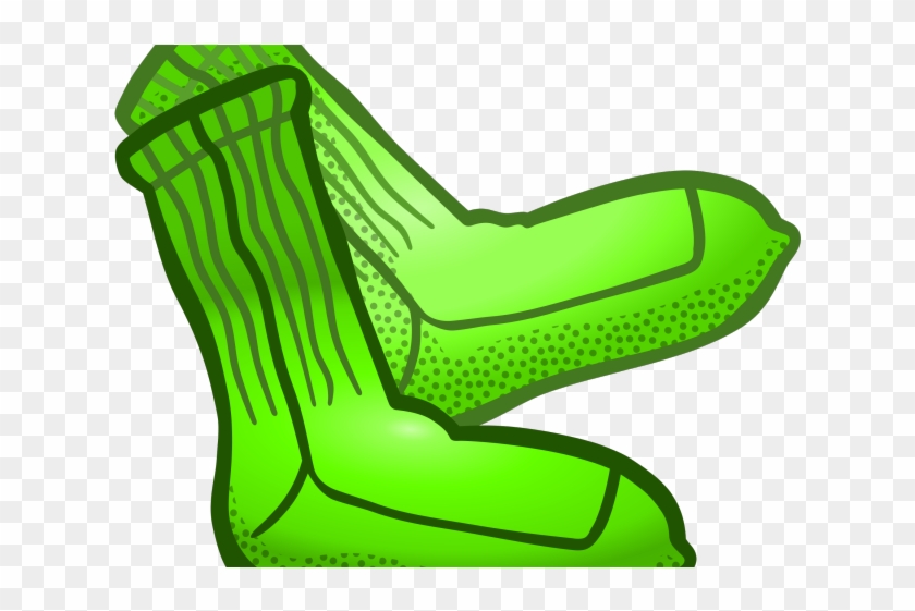 Crazy Clipart Socks - Green Socks Clipart #1438316