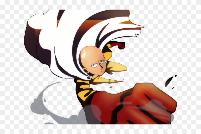 One Punch Man Clipart Flying - One Punch Man Punch Png #1438319
