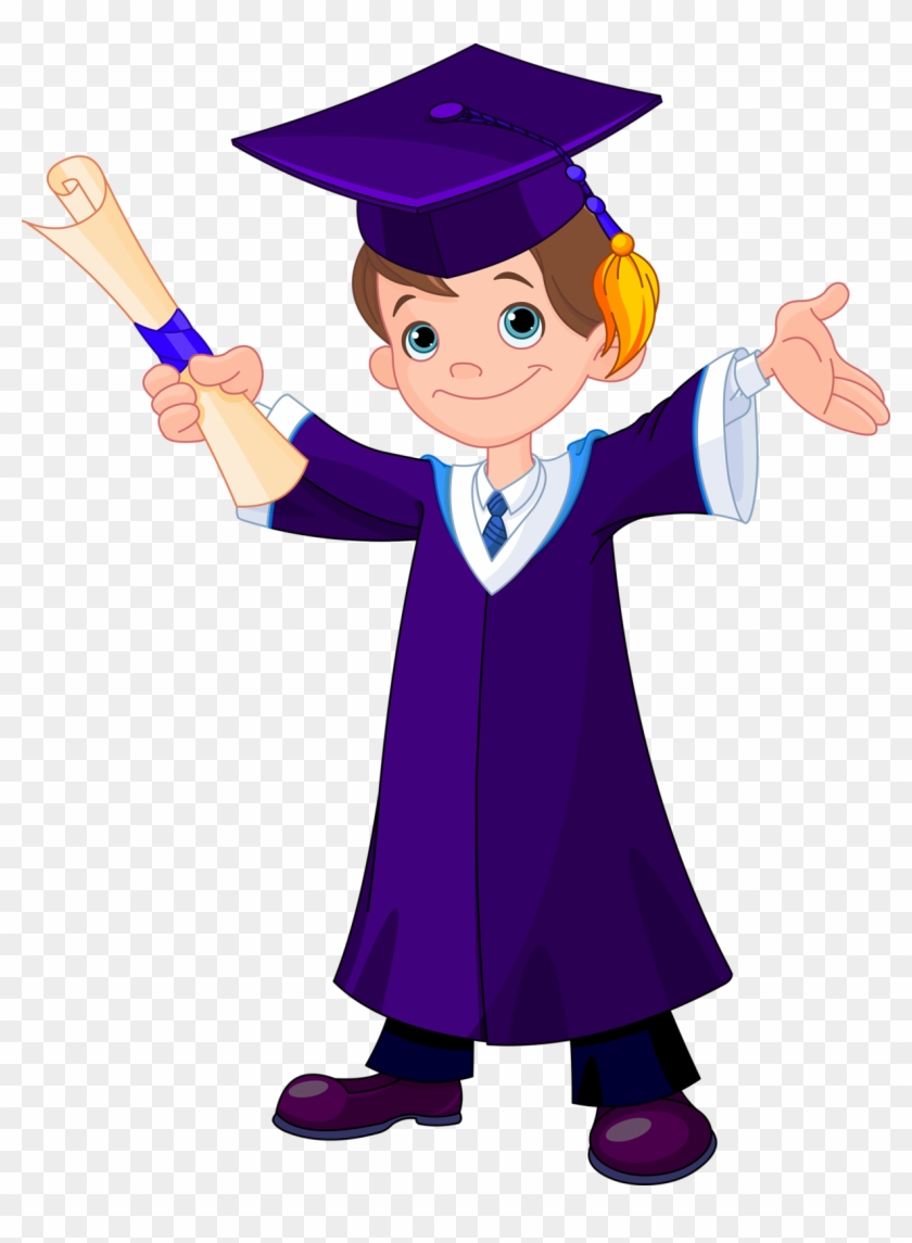 Boy Png Pinterest Clip Art - Animation Graduation Vector Free #1438363