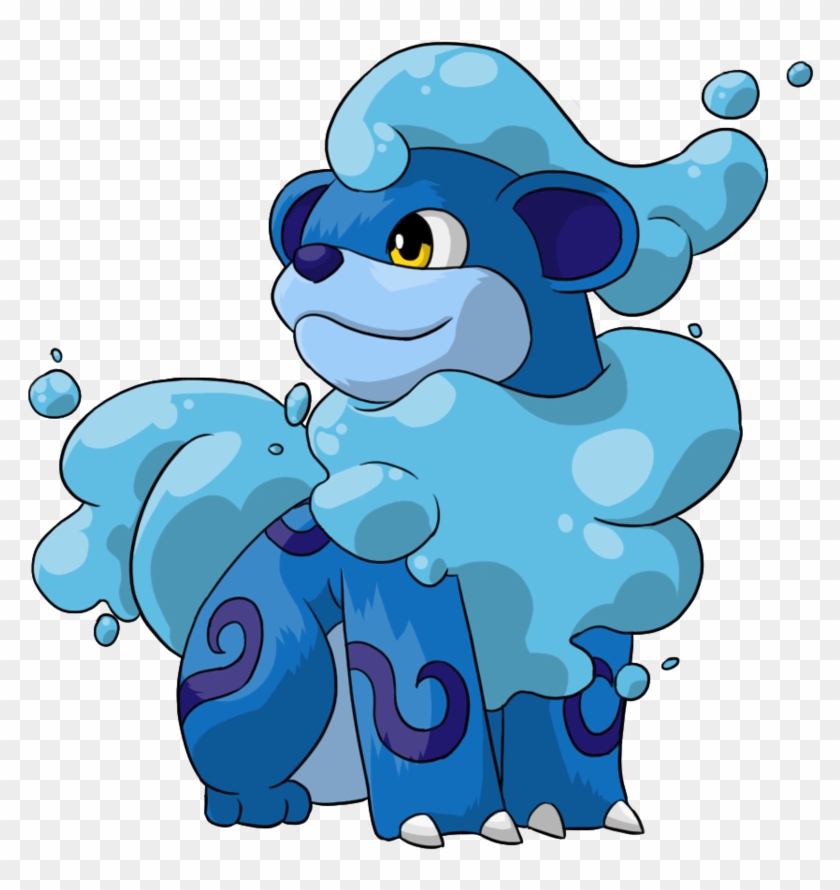 Clip Art Water Growlithe New Alola - Pokemon Growlithe Alola Form #1438393