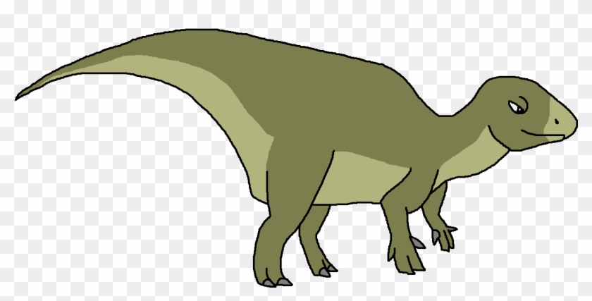 Meteor Clipart Comet Tail - Cartoon Dinosaur Iguanodon #1438457