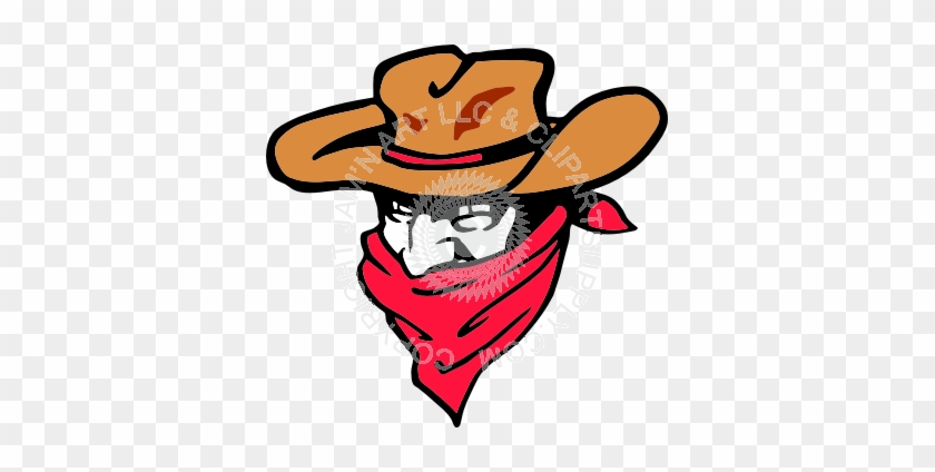 Cartoon Cowboy With Bandana #1438463