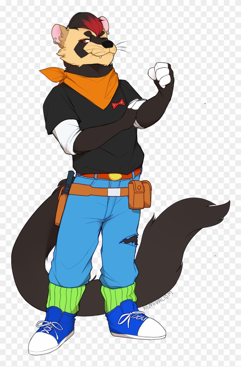 [c] Android 17 Bandit By Remivalism - Cartoon #1438478