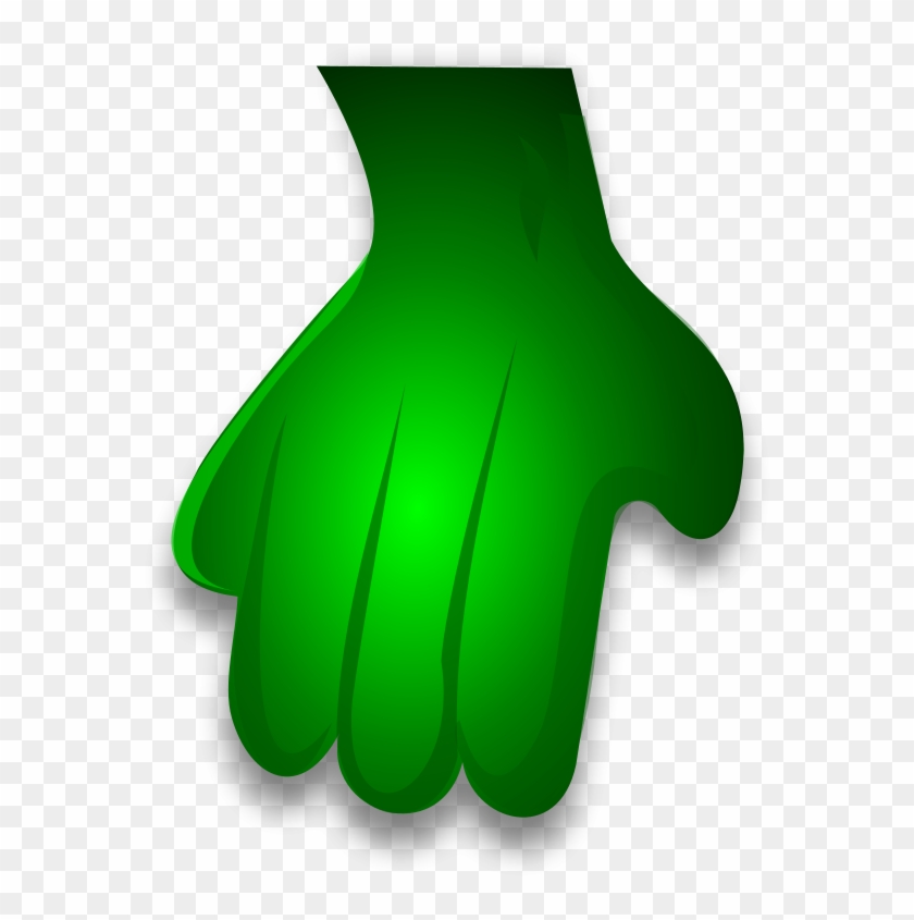 Green Hand Clip Art #1438599