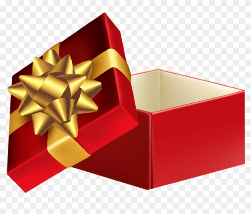 Red Open Gift Box Png Clip Art Image Gallery - Open Gift Box Png #1438631