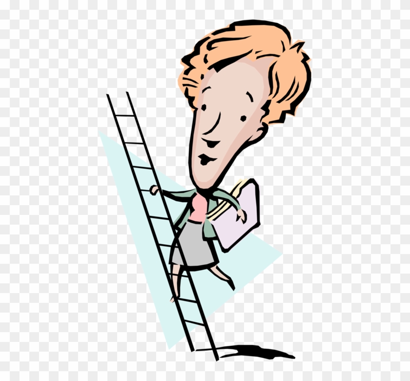 Banner Free Download Climber Clipart Climbing Ladder - Vector Graphics #1438658