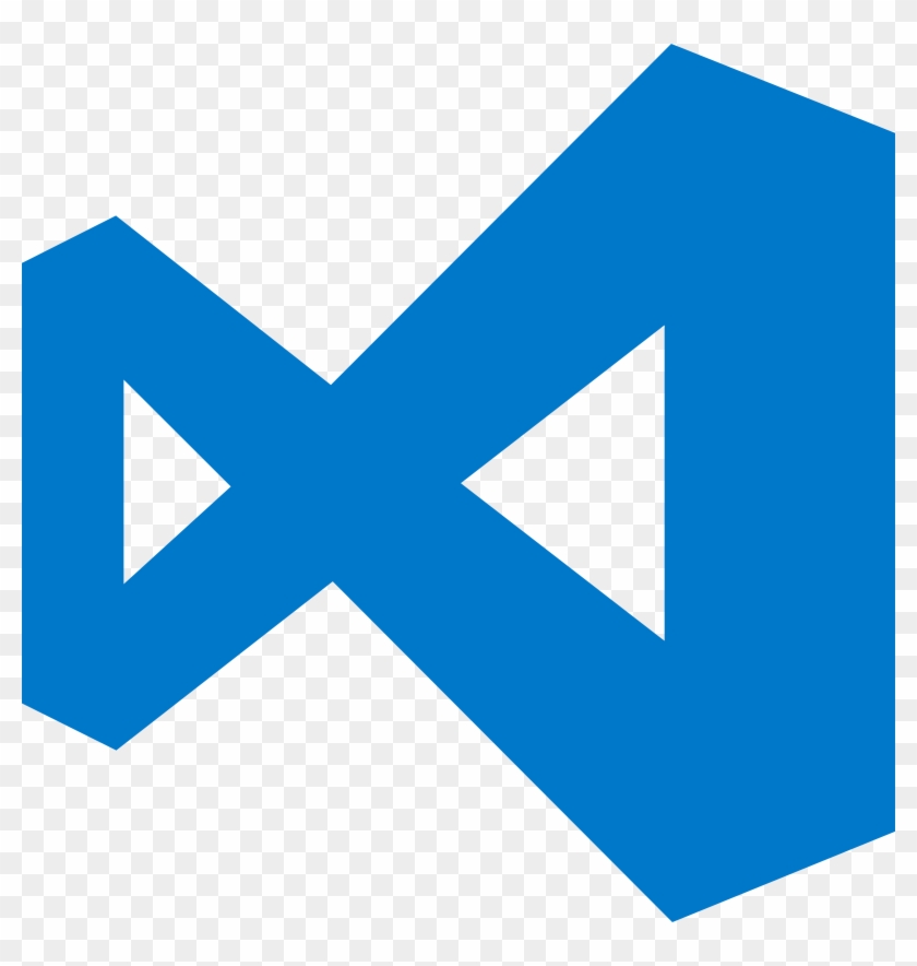 Code Transparent Visual Clipart Free - Visual Studio Code Logo #1438692