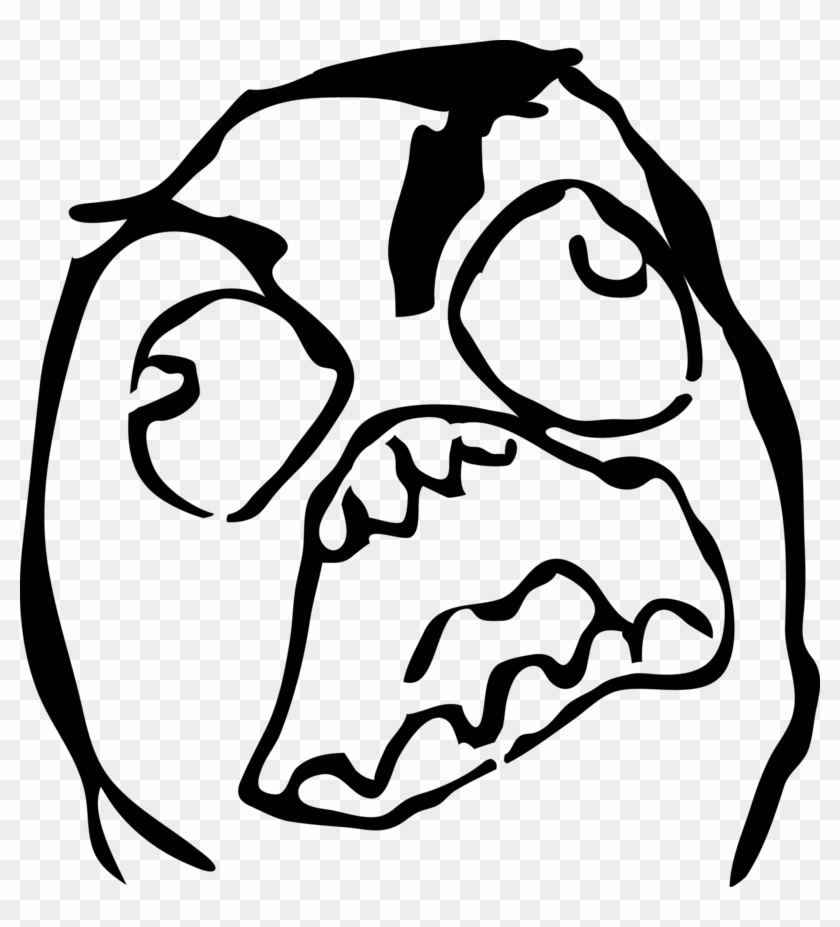 Rage comic Drawing Internet meme Trollface, Face transparent background PNG  clipart