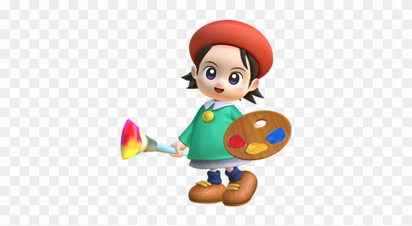 Heroes And Supporting Characters - Kirby Star Allies Adeleine And Ribbon #1438852