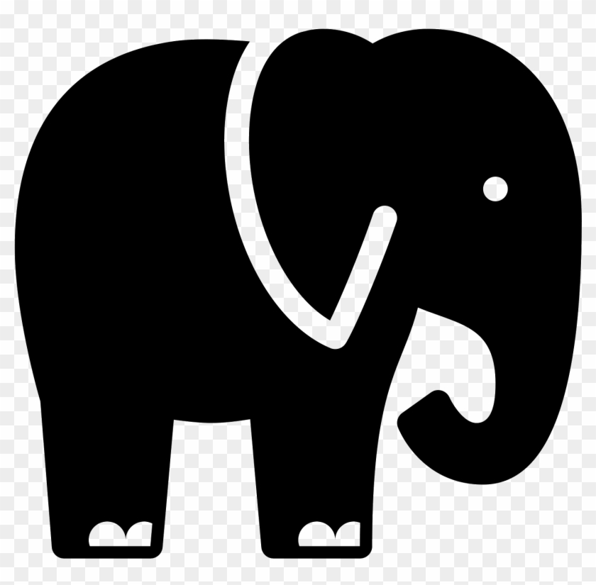 Picture Freeuse Filled Icon Free Download Png And Vector - Elephant Icon Black Png #1438932