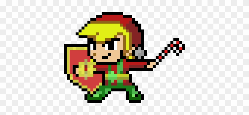 Christmas Countdown - Toon Link - By Aplawesome - Link Christmas Pixel Art #1438999