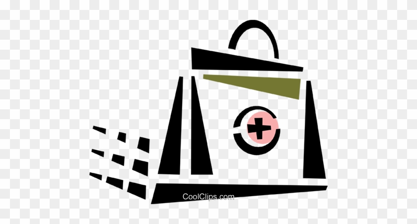 Doctor's Bag Royalty Free Vector Clip Art Illustration - Bag #1439347