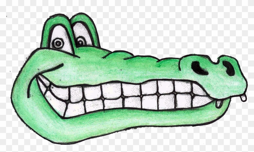 Clip Art Alligator Smile From - Clip Art #1439399