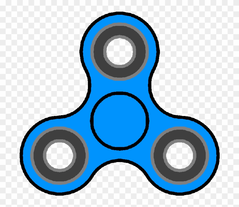 Fidget Spinner Png Clipart - Blue Fidget Spinner Png #1439429