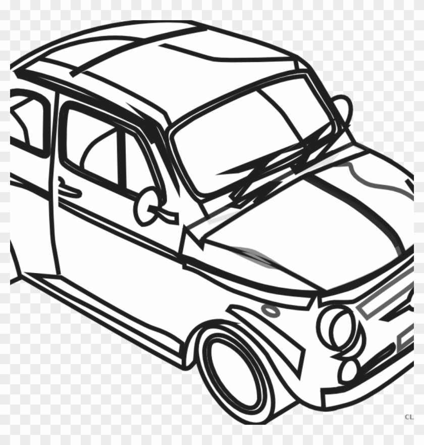 Black And White Car Clipart Black And White Car Clip - Clipart Black And White Picture Of Car #1439482