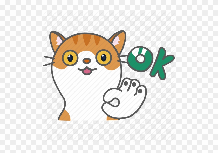 Ok Clipart Ok Emoji - Okay Cat #1439553