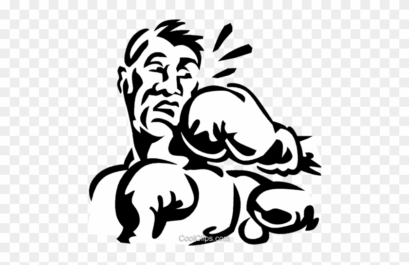 Boxer Royalty Free Vector Clip Art Illustration - Boxing #1439555