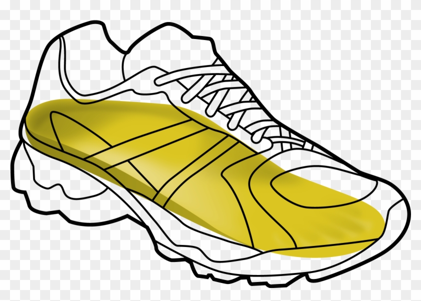 Running Shoe Black Outline - Photograph #1439621