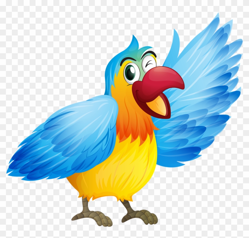 Aves & Passáros & Corujas Etc - Talking Parrot Clipart #1439645