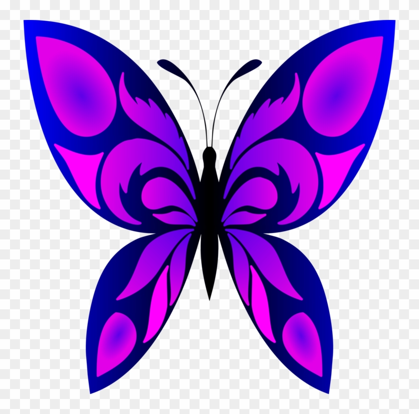 Monarch Butterfly Brush-footed Butterflies Insect Line - Clip Art #1439676