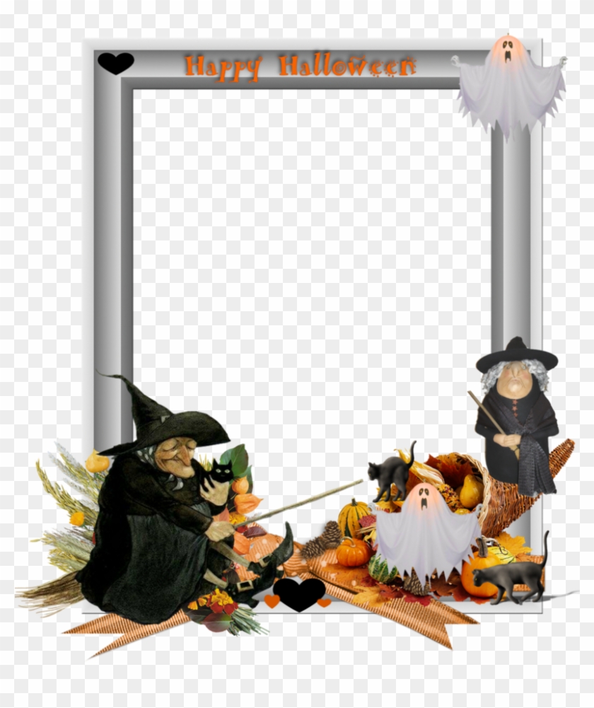 Halloween Border Vector Free Png Photo - Cornucopia Harvest Photo Charm #1439685