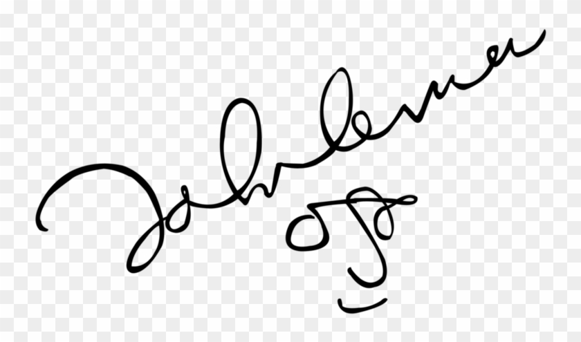 John Lennon Signature Png Clipart Royalty Free Stock - John Lennon Autograph #1439736