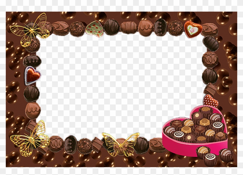 Discover Ideas About Halloween Frames - Chocolate Photo Frame Png #1439748