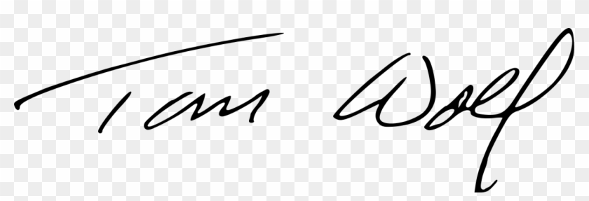 Tom Wolf Signature - Handtekening Tom #1439765