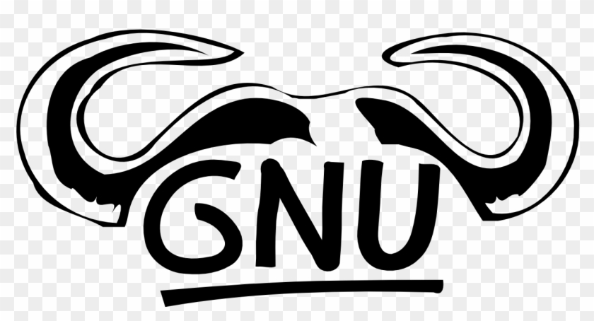 Gnu Clipart Transparent - Gnu Logo #1439887