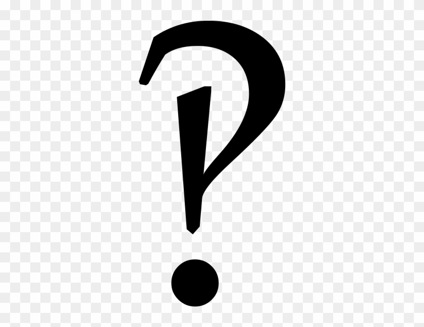 An Interrobang In The Palatino Linotype Font - Question Mark Exclamation Point #1439957