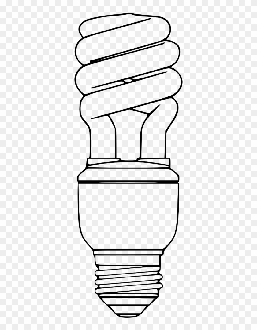 Fluorescent Light Bulb Clip Art #1440147