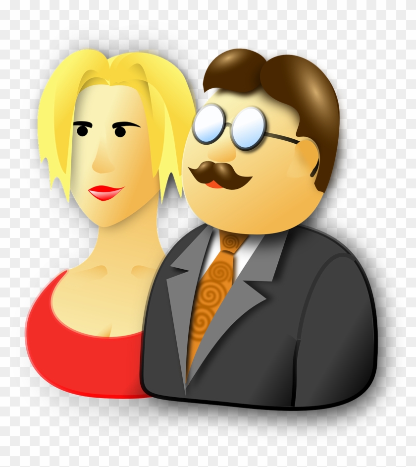 Husband Wife Pair - Husband And Wife Clipart #1440313