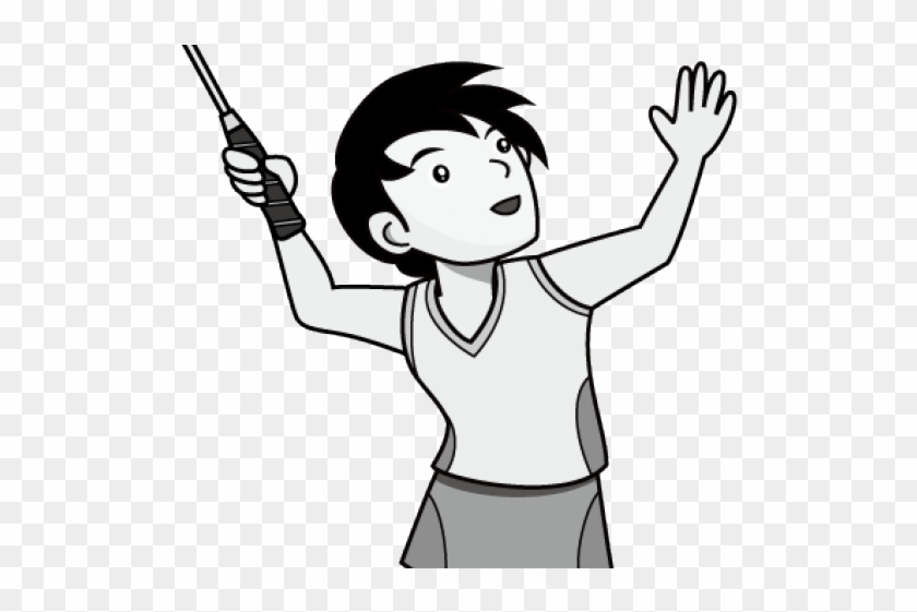 Badminton Clipart Kid Play - バトミントン を し て いる 絵 #1440331