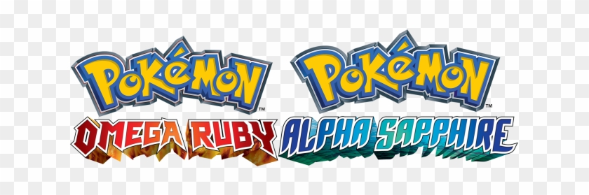 Pokemon Omega Ruby And Alpha Sapphire Logos - Pokémon Omega Ruby And Alpha Sapphire Logo #1440420