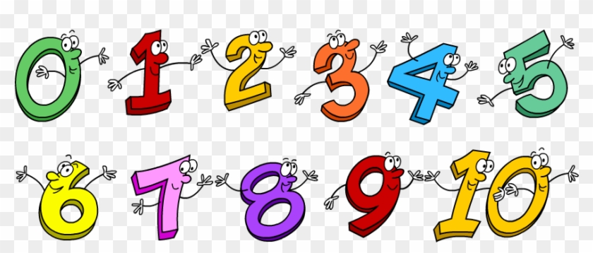 Clipart Of Numbers 1 10 - Numeros Del 1 Al 20 #1440451