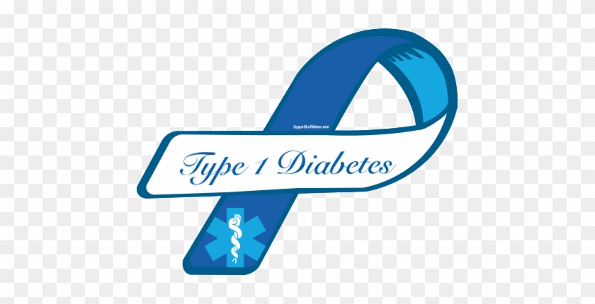 Clip Art Transparent Library Images Of Ribbon Png Spacehero - Type 1 Diabetes Png #1440455