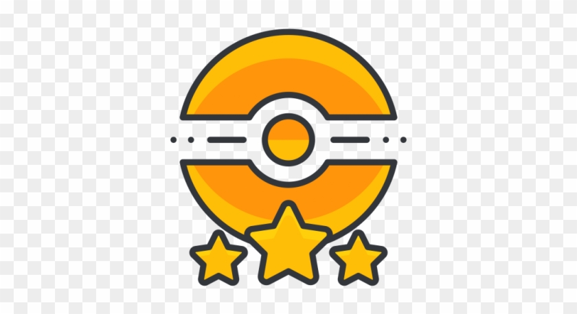 Star With Pokemon Go Logo Png Png Images - Pokemon Go Star Icon #1440560