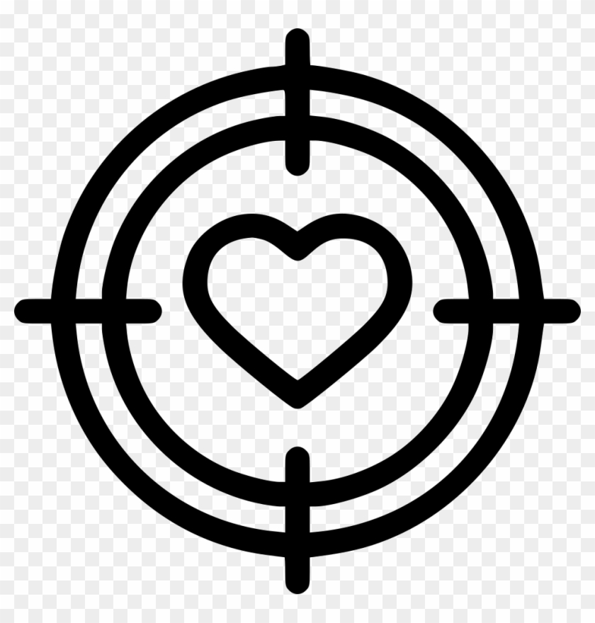 Romantic Valentine Day Dart Game Aim Archer Comments - Target Clip Art #1440584