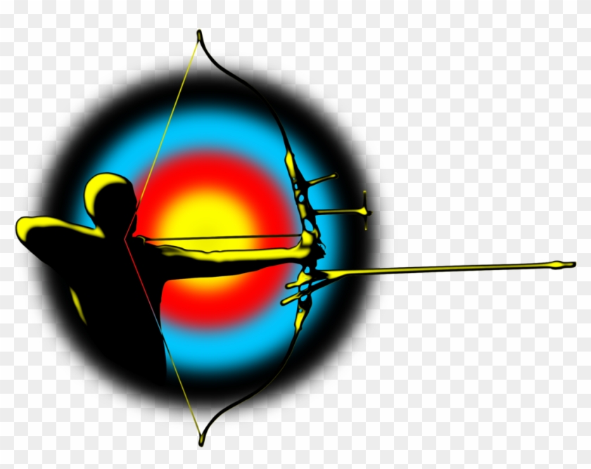 Archery Computer Icons Sports Bow - Siluet Panahan #1440608
