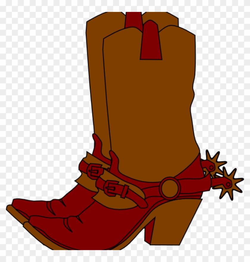Cowboy Boots Clipart Free Cute Cowboy Boots Clipart - Botas Vaqueras Dibujo Png #1440660