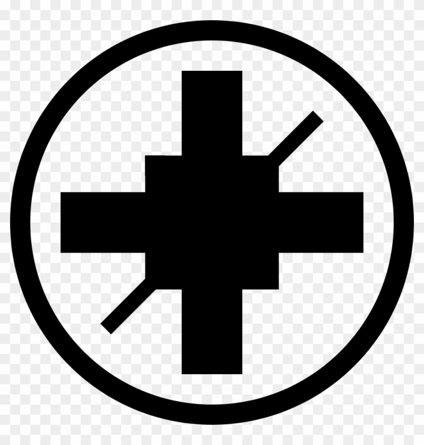 Screw Head Supadrive Svg Wikipedia Filescrew Supadrivesvg - Medical Cross In Circle #1440665