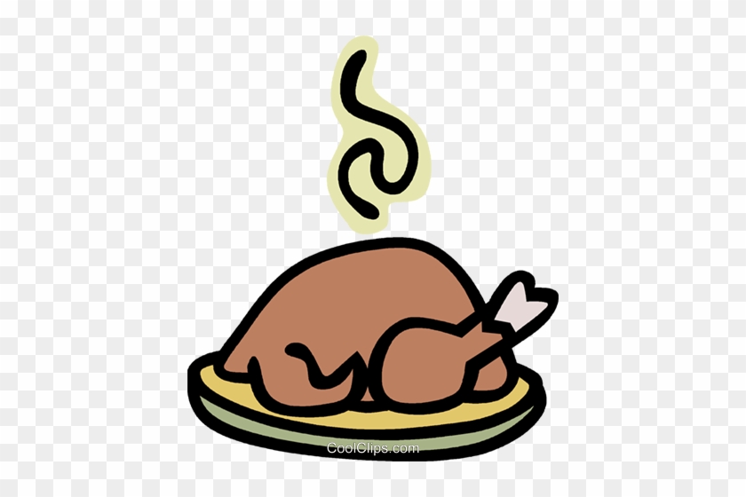 Roast Turkey Royalty Free Vector Clip Art Illustration - Inspirational Fun Thanksgiving Poems #1440863